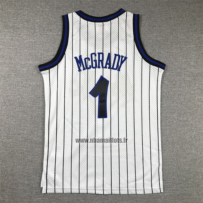 Maillot Enfant Orlando Magic Tracy McGrady NO 1 Mitchell & Ness 2003-04 Blanc